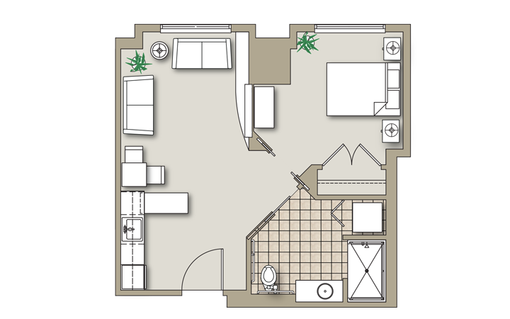 Onebedroom-B-Greenbriar